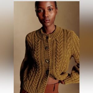 Sezane Andine Jumper Gold (New w Tags), SZ M